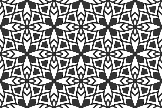 Seamless abstract geometric shape pattern