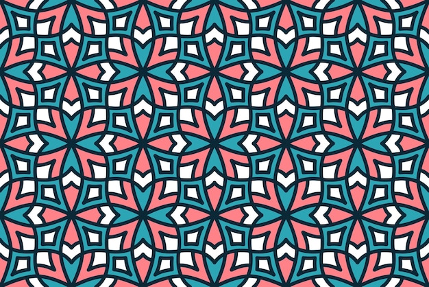 Seamless abstract geometric shape pattern