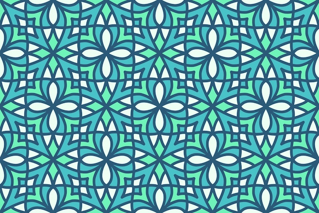 Seamless abstract geometric shape pattern