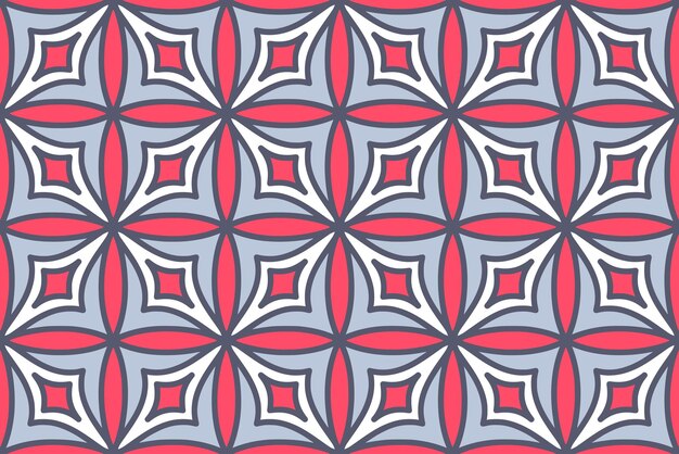 Seamless abstract geometric shape pattern