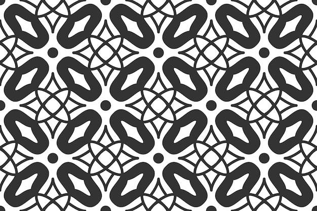 Seamless abstract geometric shape pattern