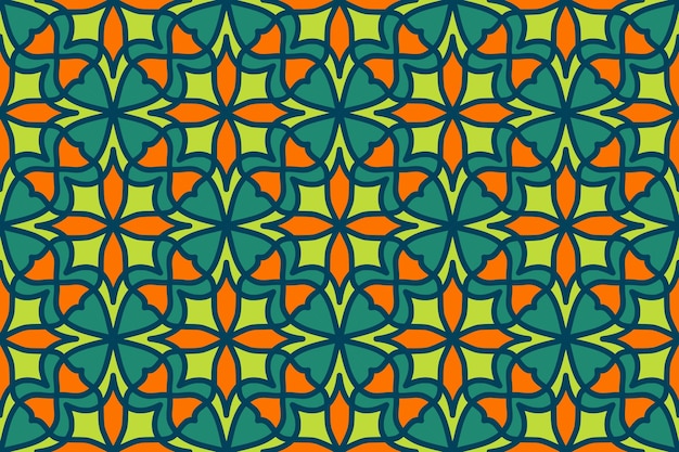 Seamless abstract geometric shape pattern