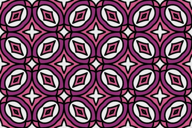 Seamless abstract geometric shape pattern