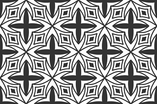 Seamless abstract geometric shape pattern