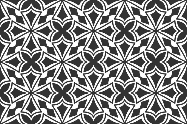 Vector seamless abstract geometric shape pattern