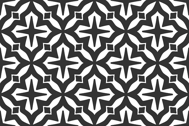 Seamless abstract geometric shape pattern