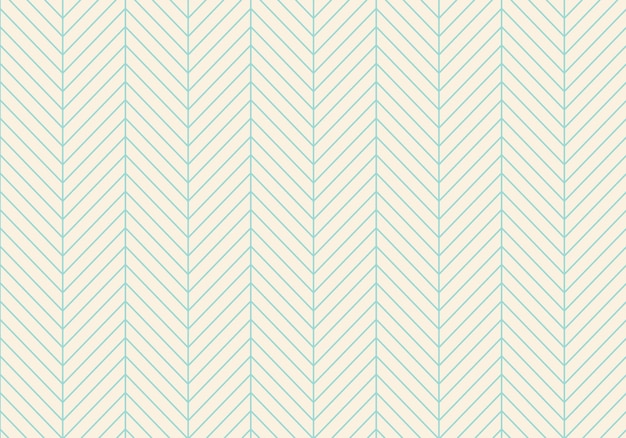 Vector seamless abstract pattern of classic zigzag turquoise line on a beige background vector illustration