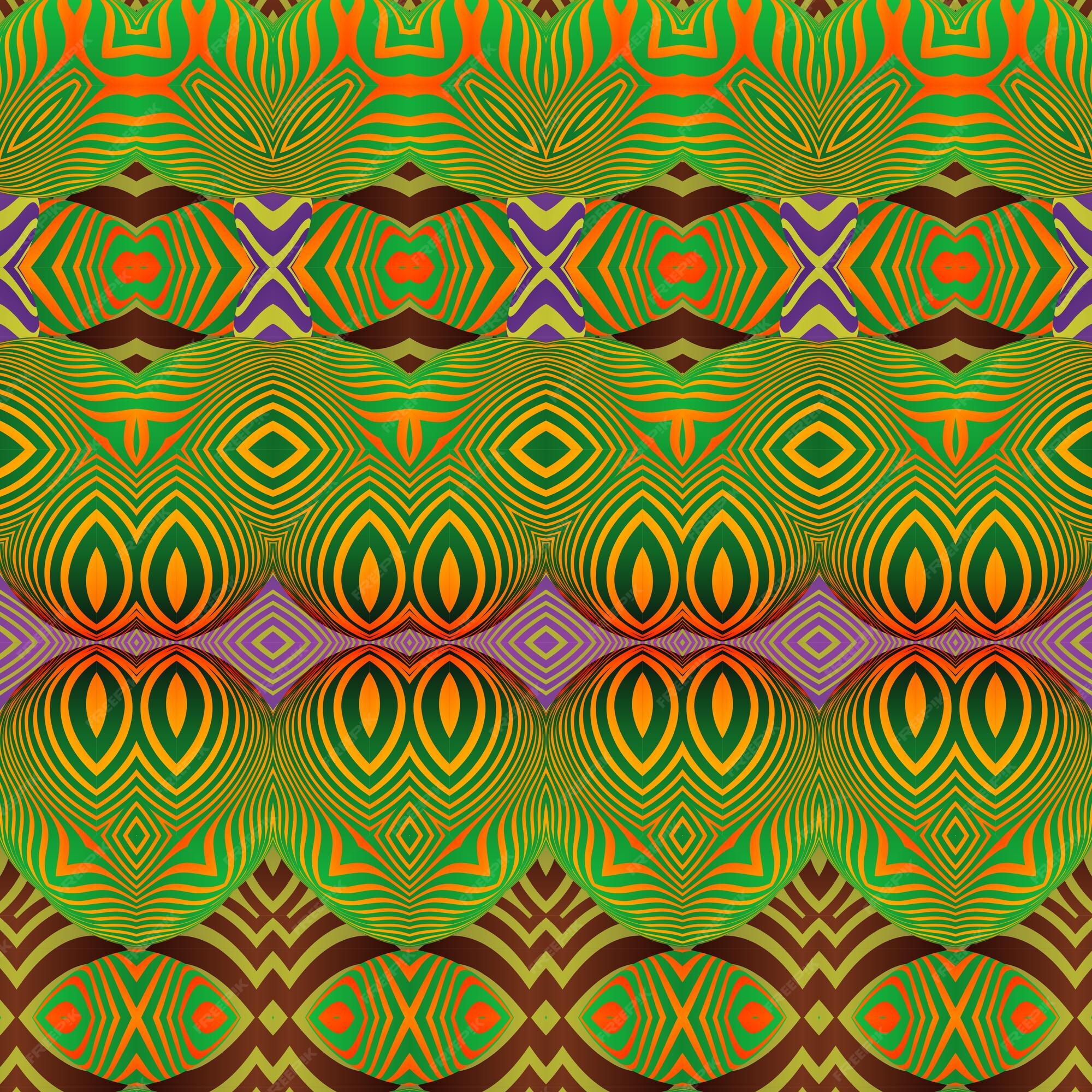 Premium Vector | Seamless abstract pattern with rhombus vector illustration