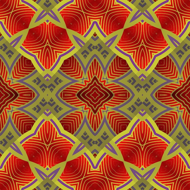 Бесшовный абстрактный узор с векторной иллюстрацией ромба