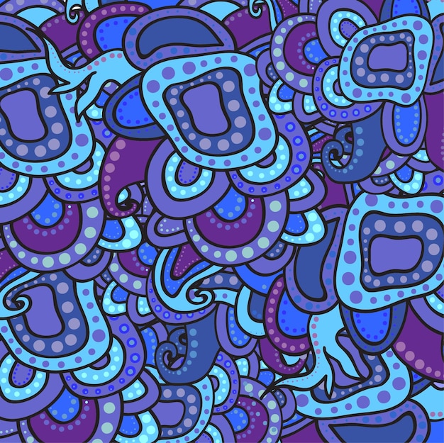 Vector seamless abstract pattern