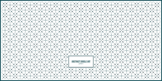 seamless abstract stars doodle art pattern