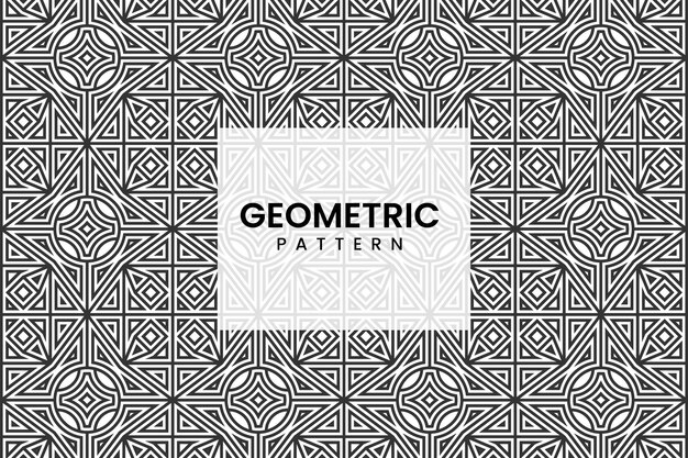 Seamless arabic geometric ornament pattern