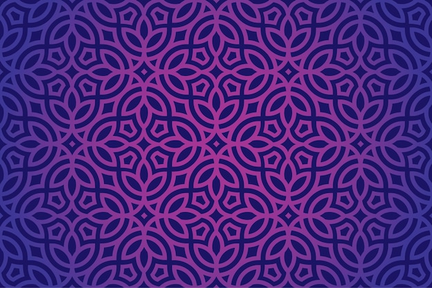 Вектор Бесшовный арабский фон арабского стиля исламская декоративная векторная иллюстрация