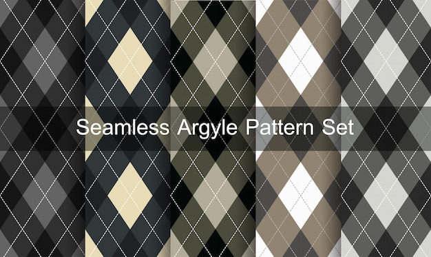 Seamless argyle pattern