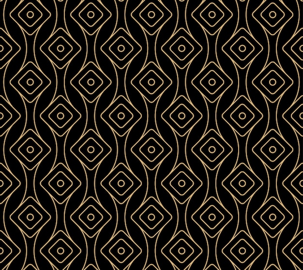 Seamless art deco pattern design