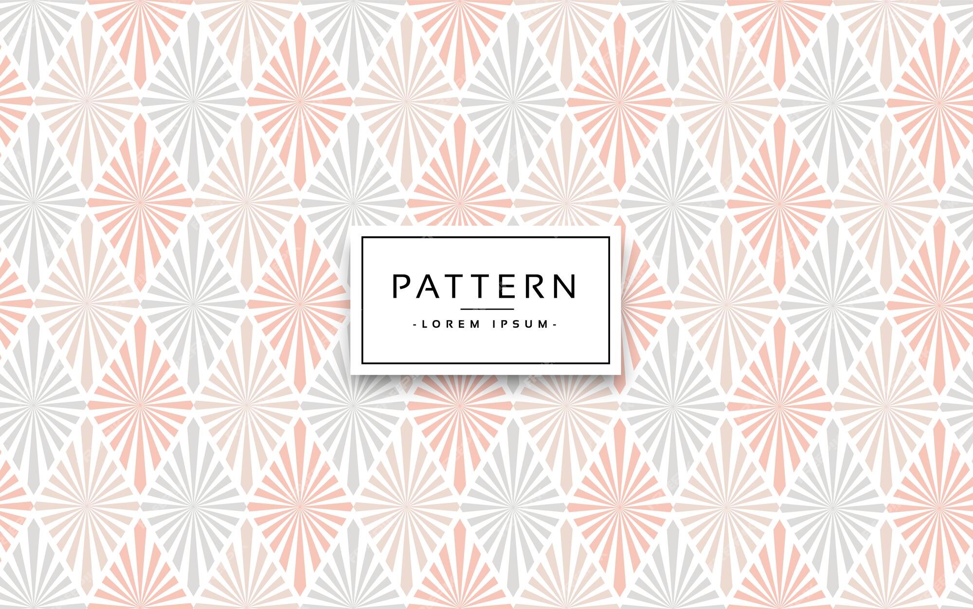 Premium Vector | Seamless art deco sunburst pattern