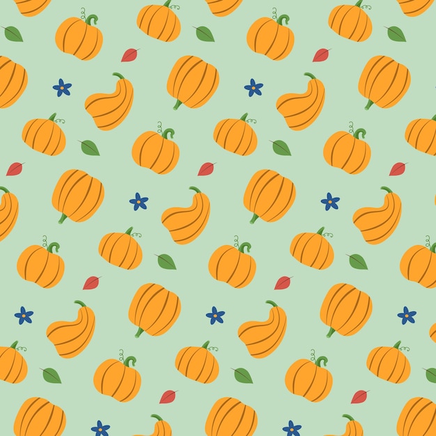 Seamless autumn element pattern