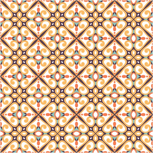 Vector seamless autumn season pattern background