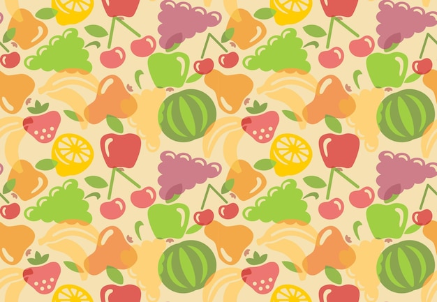 Fondo senza cuciture di frutta