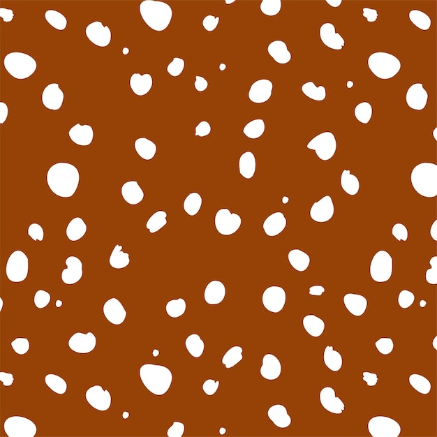 Seamless background golden deerskin polka dot