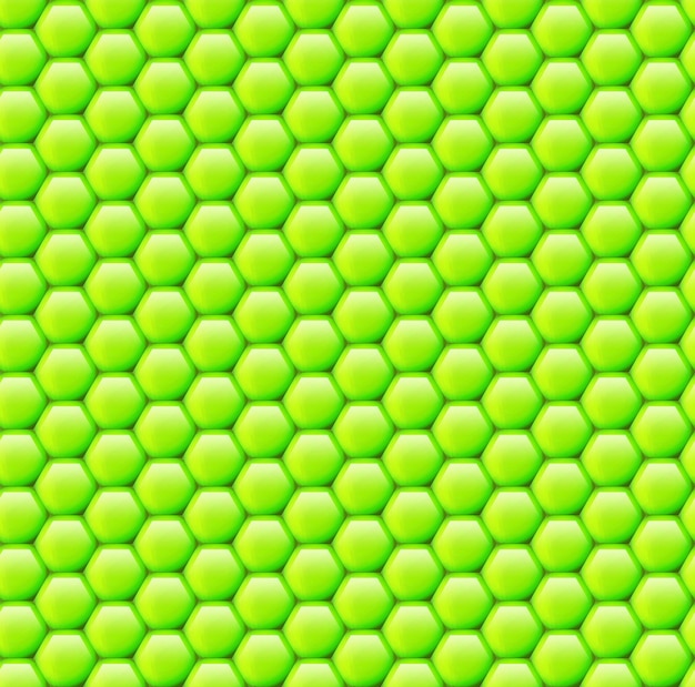 Vector seamless background of hexagonal honeycombs. vector pattern