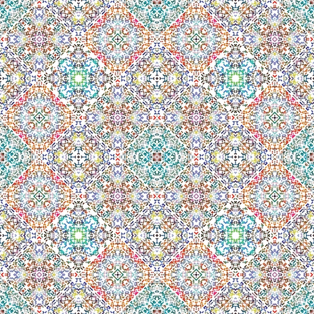 Seamless background pattern Patchwork texture Weaving Traditional ornament Tribal motif
