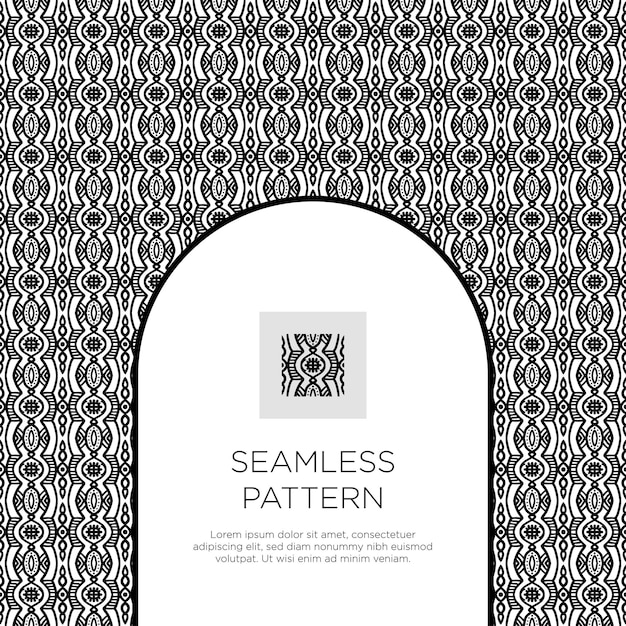 Seamless pattern di sfondo trama disegno vettoriale