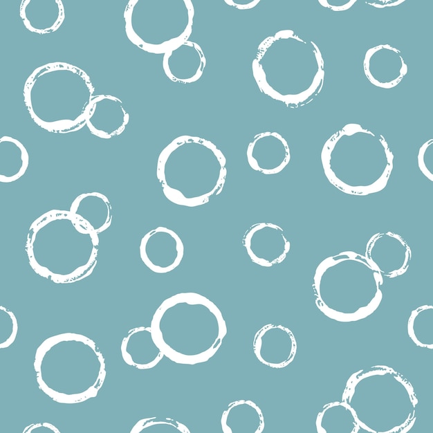 seamless background pattern with brushed circles