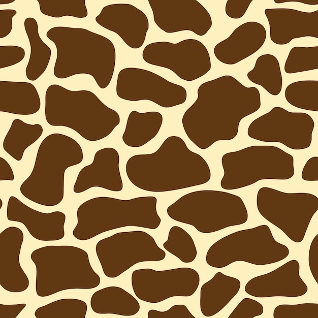 Vector seamless background pattern with giraffe skin