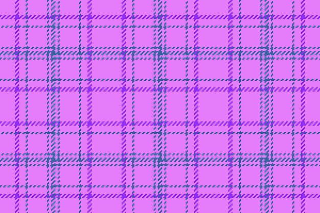 Seamless background textile Plaid tartan texture Vector fabric check pattern