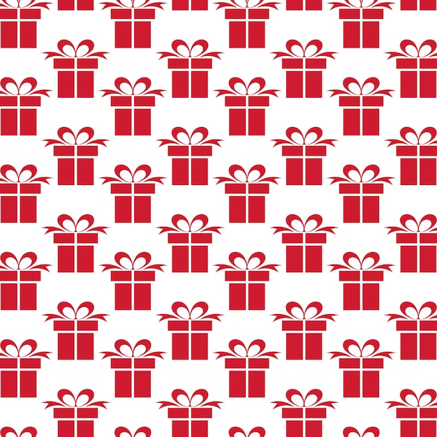 Seamless background with gifts