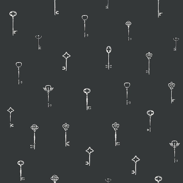 seamless background with keys