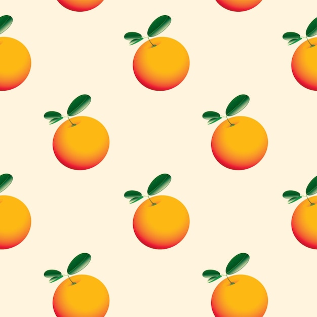 seamless background with oranges