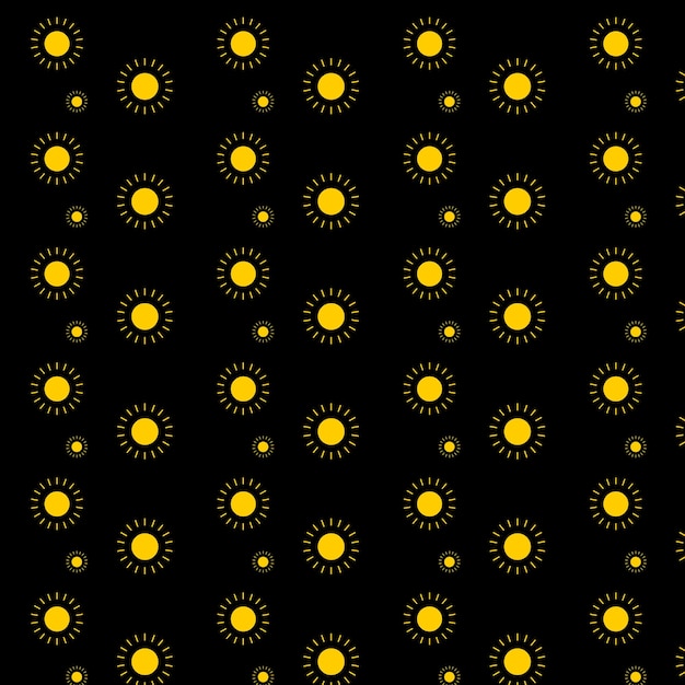 seamless background with sun vector