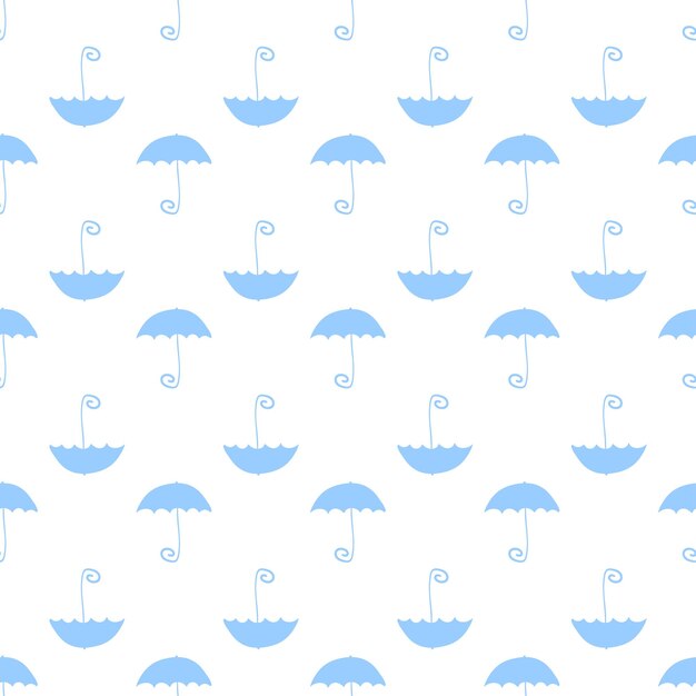 Seamless background with umbrella Decorative pattern