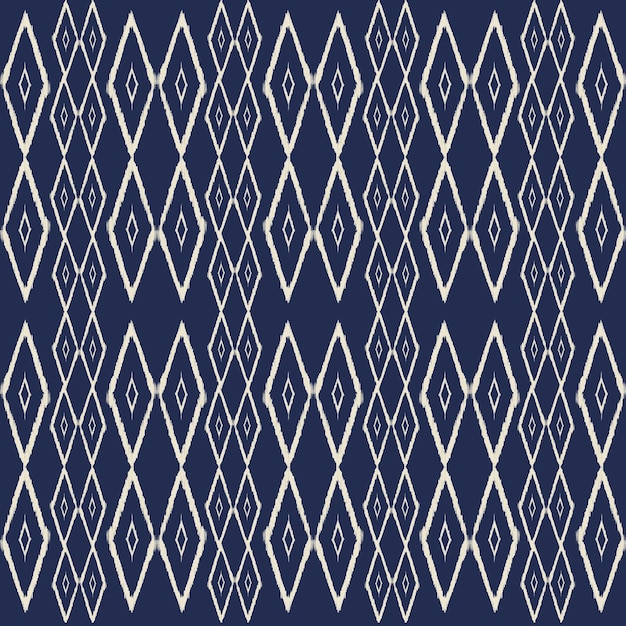 Vector seamless batik bohemian fabric fashion pattern background vector graphic illustration abstract