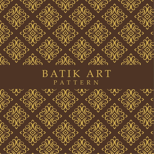 Seamless Batik pattern abstract background