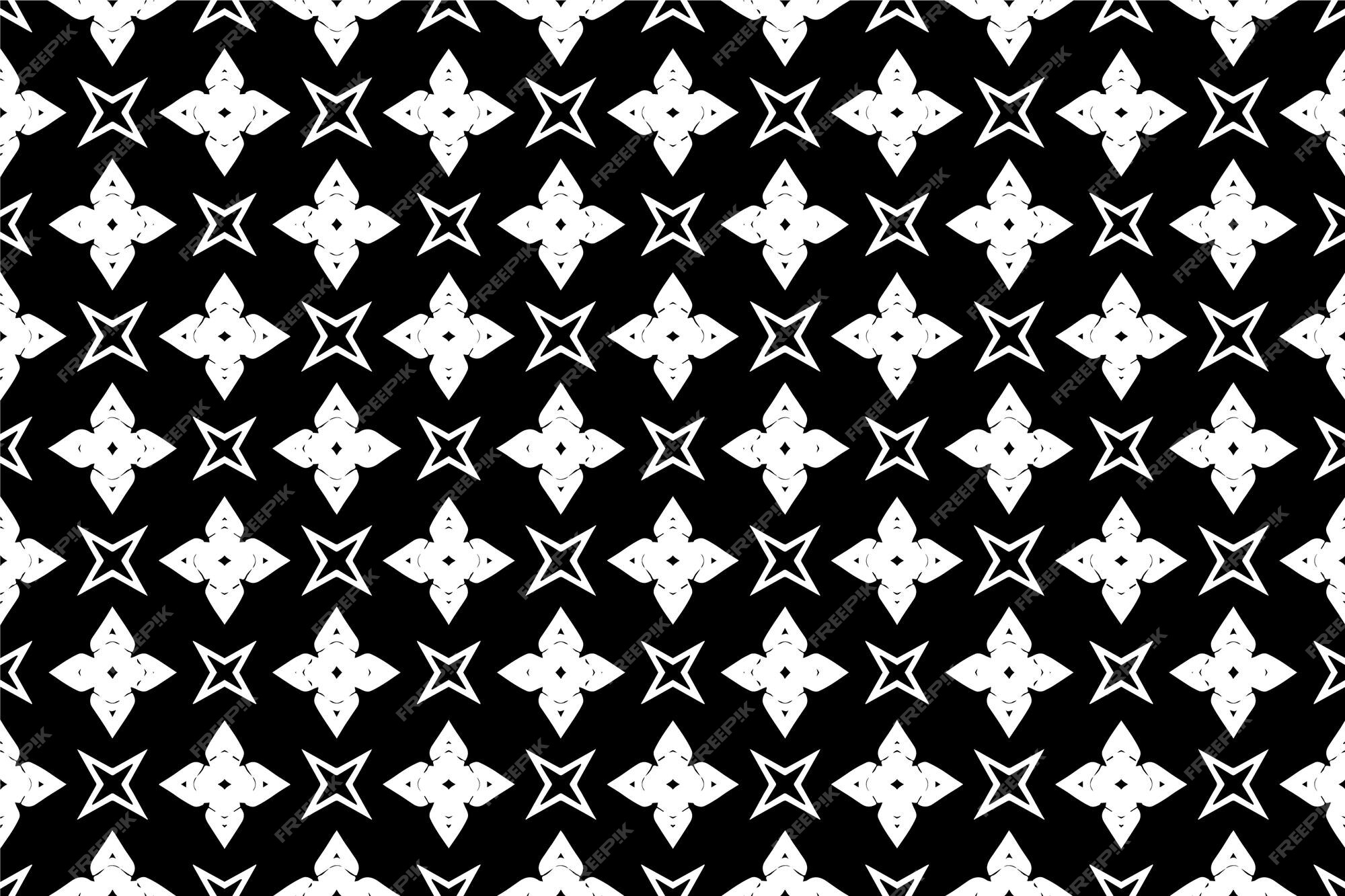 Louis Vuitton Supreme Pattern Vector