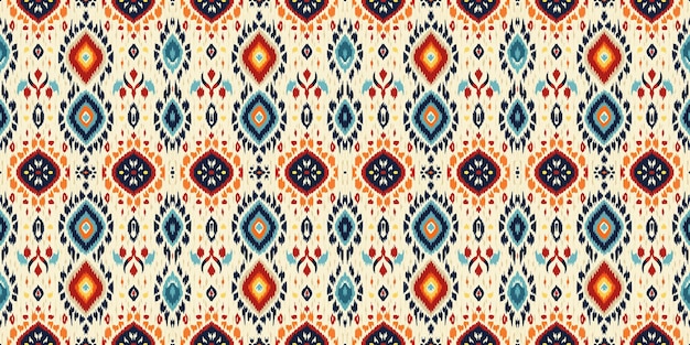 Seamless batik patternSeamless tribal batik patternandethnic ikat Seamless colorful pattern