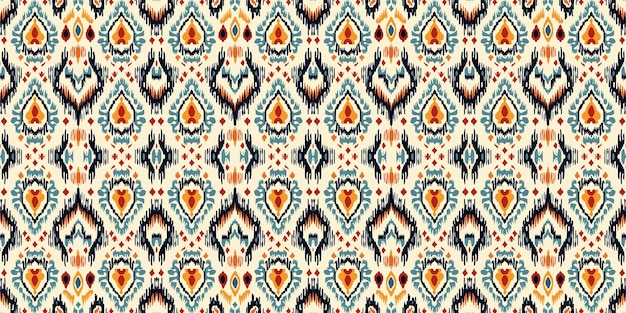 Seamless batik patternSeamless tribal batik patternandethnic ikat Seamless colorful pattern