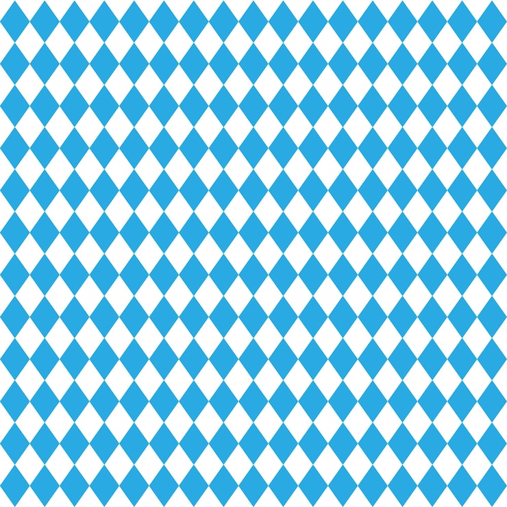 Vector seamless bavarian rhombic pattern, simple backgrounds and textures. vector