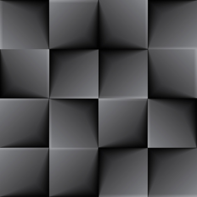 Seamless Black Tiles Background