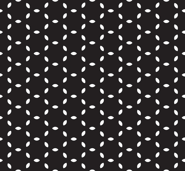 Seamless black - white geometric pattern vector illustration