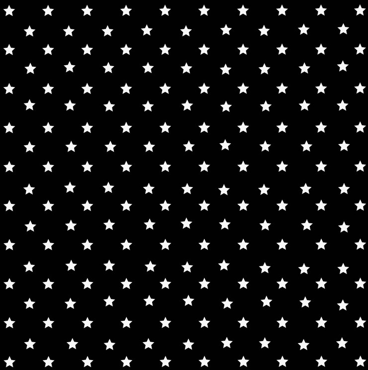 Vector seamless black and white  star pattern