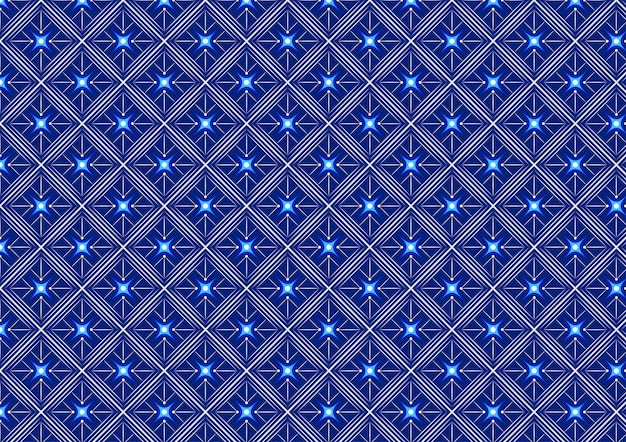 Seamless blue color fabric pattern