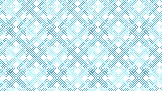 Seamless blue islamic pattern vintage template