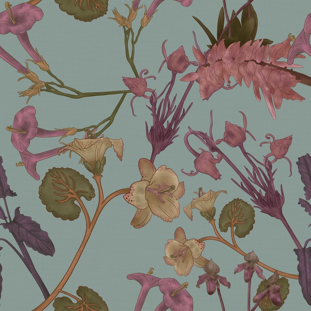 SEAMLESS BOTANICAL 4