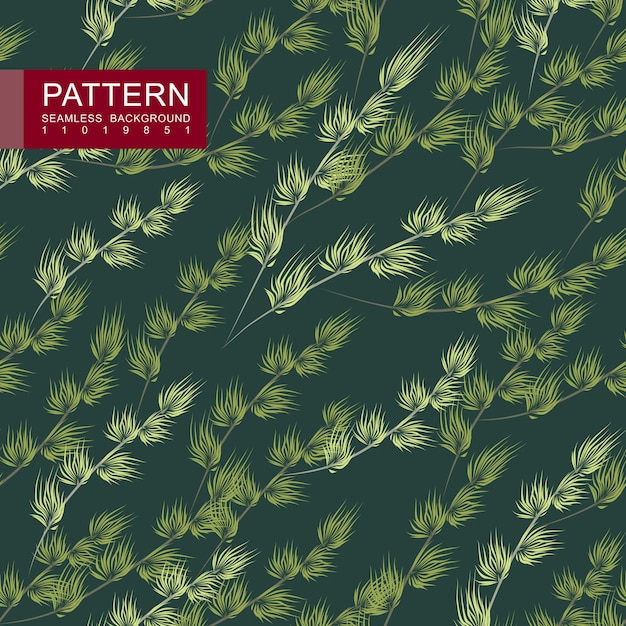 Seamless branch pattern