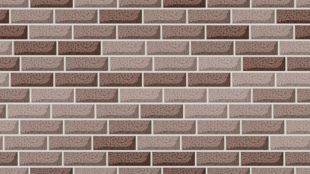 Seamless brown brick wall