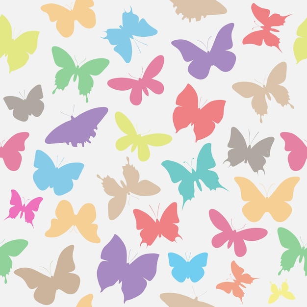 Seamless butterflies